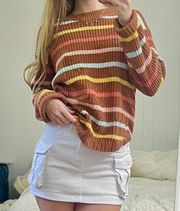 Colorful Striped Sweater