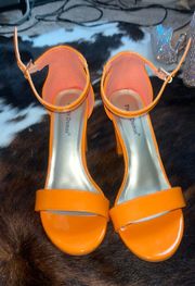 Orange heels