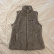 Gray Fuzzy Vest