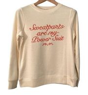 Style & Co soft white sweatshirt size S