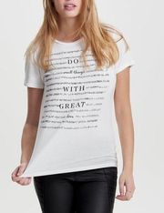 NWOT Do Small Thing With Great Love Graphic Tee