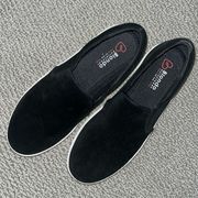 Black slip ons