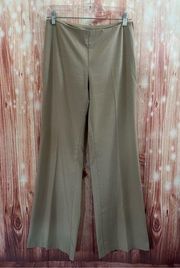 United Colors Of Benetton Tan Flat Front Flare Pants size 4