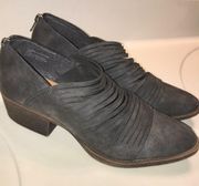 NWOB Coconuts by Matisse Women’s Powell Vegan Suede Cut Out Gray Heeled Booties