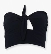 Tie-front Sweetheart Bandeau