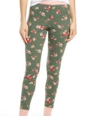 Bp Thermal leggings green floral pajama pants