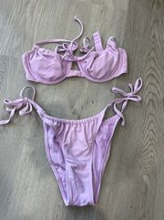 light purple bikini