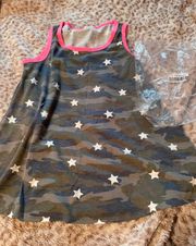 boutique camo star tank size small