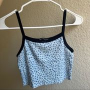 Brandy Melville  blue cheetah tank