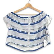 NWT - Lost + Wander - Bora Bora Stripe Off Shoulder Top - Large