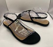 TORRID slingback sandals size 11W black suede diamond