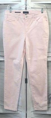 Charter Club light pink cotton spandex skinny ankle length pants Sz 6