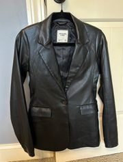 Leather Blazer