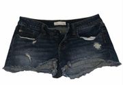 by Nordstrom Junior Distressed Denim Shorts SZ 5