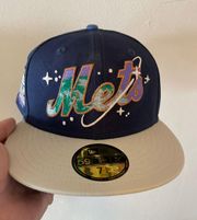 Rare fitteds New York Mets space logo 1964 shea stadium patch in store exclusive size 7 1/4 brand new