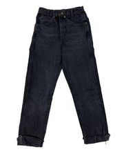 Dickies - High Waist Straight Leg Utility Jeans in Faded Black