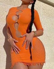 Dress orange