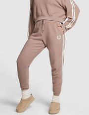 PINK Reverse Fleece High-Waist Gym Pants