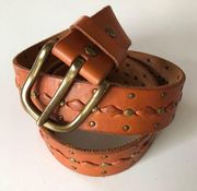 Lucky Brand Studded Leather Belt M