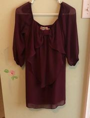 Maroon Dress | Small | EUC