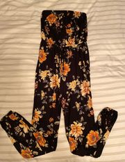 Floral Off The Shoulder Jumpsuit 