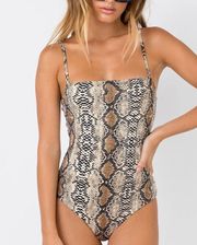 Windsor Snakeskin Bodysuit