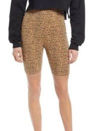 Leopard Print Bike Shorts