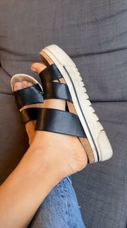 Black Platform Sandals