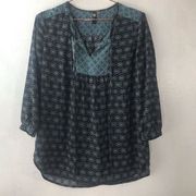 Kut from the Kloth boho popover blouse