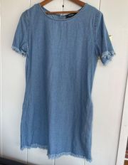 denim chambray dress size medium