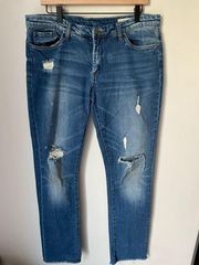 Blank NYC Deep Cuff Straight Jeans Size 31