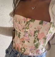 Floral Corset Top