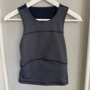 Lou & Grey Workout Mesh-Back Crop Tank