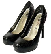 Kardashian Kollection Black stiletto pumps heels