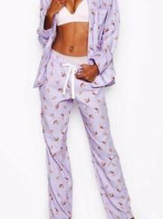 VS Flannel Fox Print Pajamas 