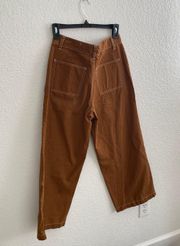 Whowhatwear Wide Leg Brown pants 