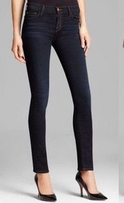 J Brand Mid Rise Rail‎ Skinny Ankle Jeans Atlantis