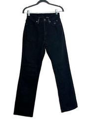 Harley Davidson Black Bootcut Denim Jeans 4 Long