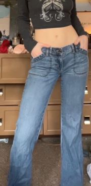 Real Vintage Low Waisted Denim Boot cut Jeans