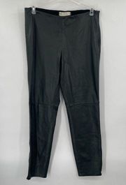 Free People Stretch Faux Leather Ankle Zip Pants