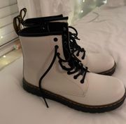 Doc Martens White Boots