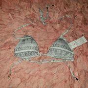 Eberjey Earth shadow gisele triangle bikini top small nwt