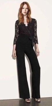 Black Lace Marlow Jumpsuit