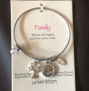 FAMILY Charm Bracelet (adjustable) Stainless Steel