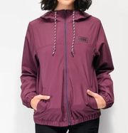 Vans Kastle III Prune Lightweight Zip Up Windbreaker Jacket XS