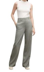 Club Monaco Tab Detail Pants Sage Wide Leg 4