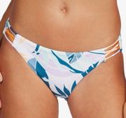 NWT Roxy Floral Print Beach Classics Bikini Bottoms Size Small S NEW $45