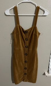 brown mini dress