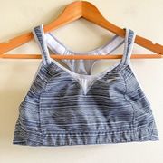 Brooks Moving Comfort 'Rebound Racer' Bra Gray Womens Size‎ 38B Athletic