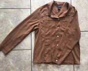 Detailed Long Sleeve Button Down 